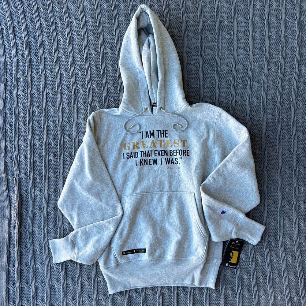 NWT Champion x Muhammad Ali Hoodie Size Small 🥊